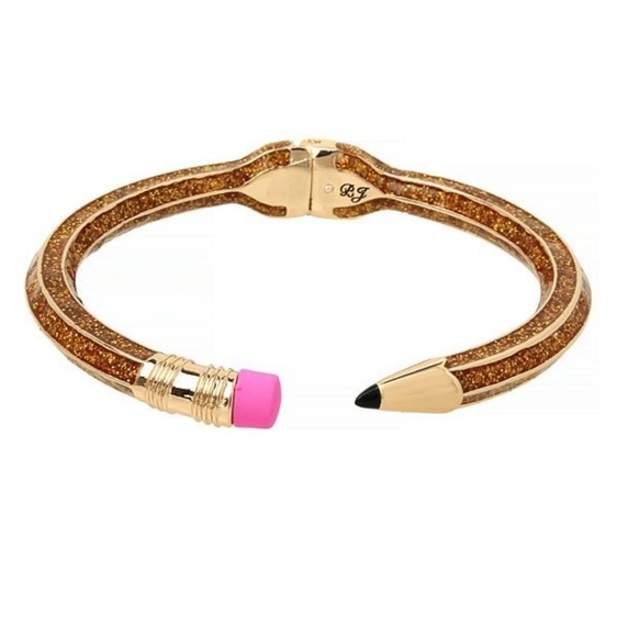 Betsey Johnson hinged pencil bracelet - Picture 3 of 5